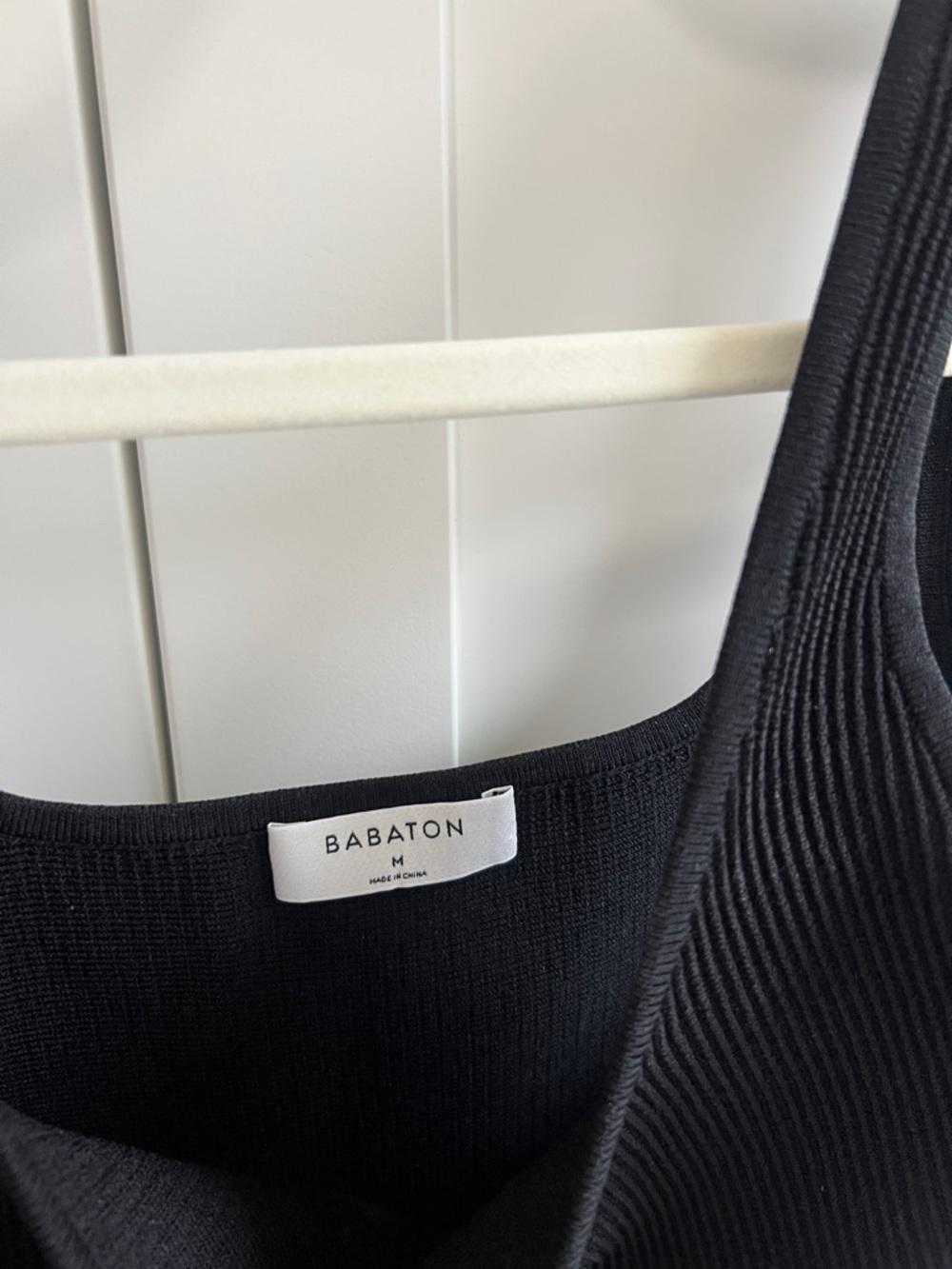 Black Aritzia Ribbed Tank Crop Top - Women